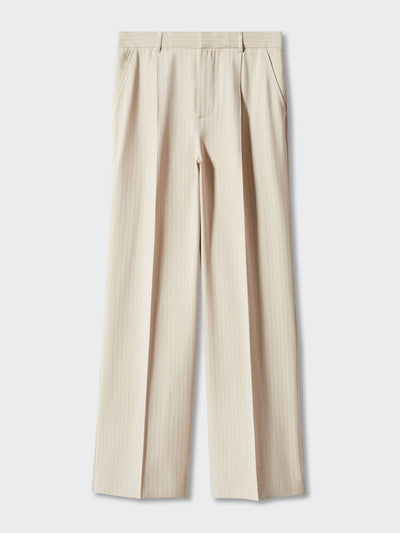 Mango Chalk stripe trousers at Collagerie