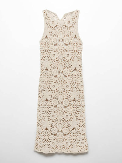 Mango Crochet cotton dress at Collagerie