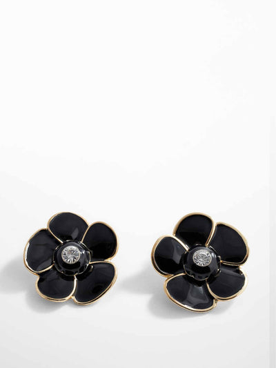 Mango Crystal flower earrings at Collagerie