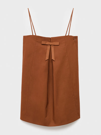 Mango Dress with bow neckline at Collagerie