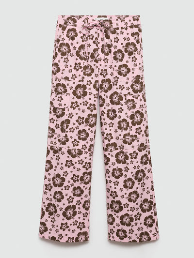 Mango Flower print trousers at Collagerie