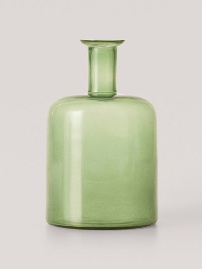 Mango Green glass jar at Collagerie