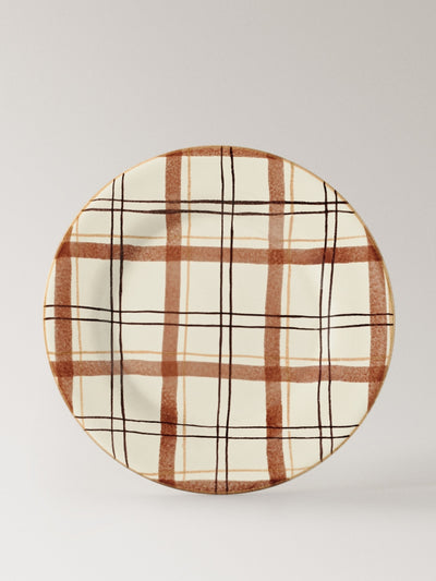 Mango Hand-painted stoneware dessert plate at Collagerie