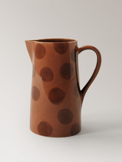 Mango Hand-painted stoneware jar at Collagerie