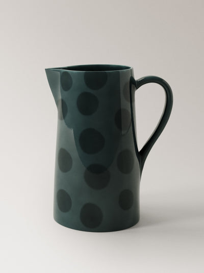 Mango Hand-painted stoneware jar at Collagerie
