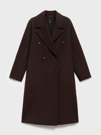 Mango Handmade oversized wool coat at Collagerie