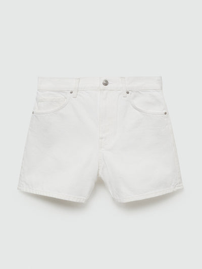 Mango High-rise denim shorts at Collagerie