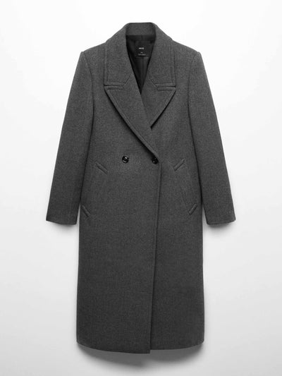 Mango Lapels wool coat at Collagerie