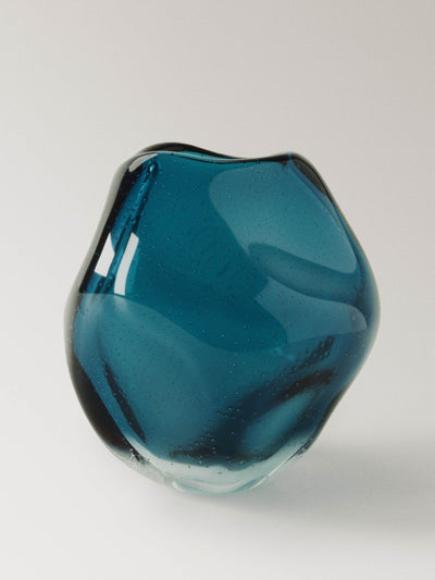 Mango Low irregular glass vase at Collagerie