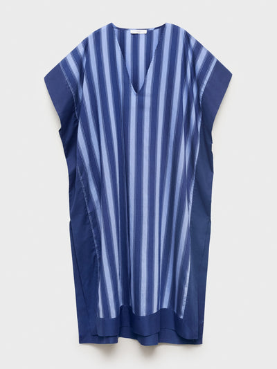 Mango Lyocell two-tone caftan with woven stripe at Collagerie