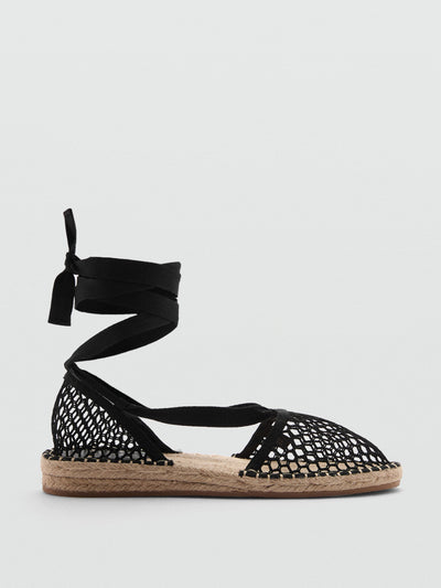 Mango Openwork espadrilles at Collagerie