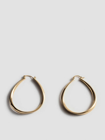 Mango Oval hoop earrings at Collagerie