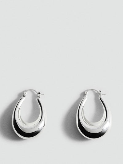 Mango Oval hoop earrings at Collagerie