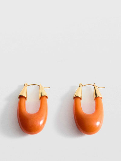 Mango Oval hoop earrings at Collagerie