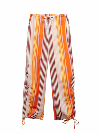 Mango Parachute pants striped print at Collagerie