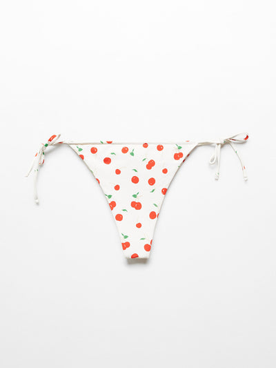 Mango Printed Brazilian bikini bottoms at Collagerie