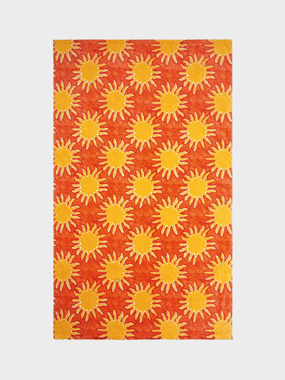 Mango Cotton printed towel at Collagerie