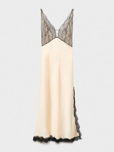 Mango Satin camisole dress at Collagerie