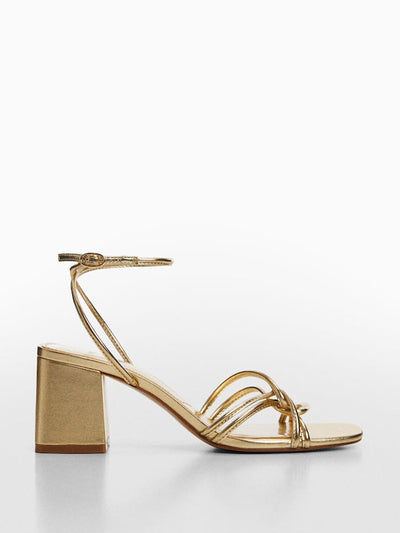 Mango Strappy heeled sandals at Collagerie