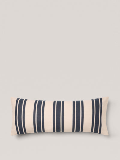 Mango Striped cotton cushion cover at Collagerie