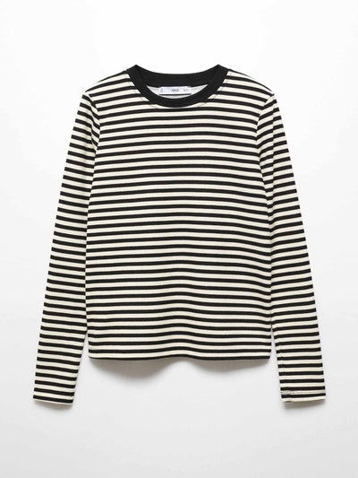 Mango Striped long sleeves t-shirt at Collagerie