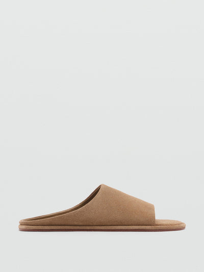 Mango Suede leather sandals at Collagerie