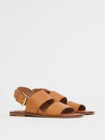 Mansur Gavriel Double strap sandals at Collagerie