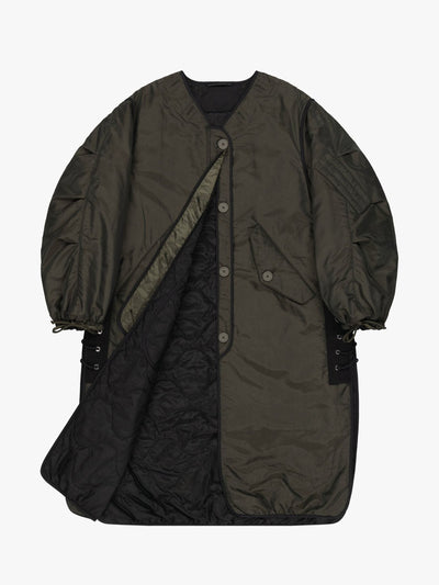 Marfa Stance Parachute silk nylon lattice parka at Collagerie