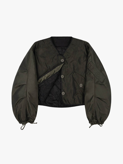 Marfa Stance Parachute silk nylon lattice bomber at Collagerie