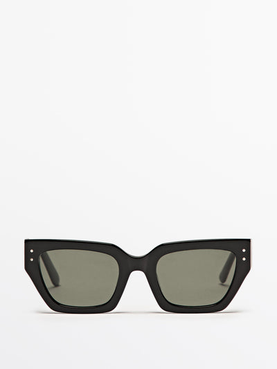 Massimo Dutti Angular sunglasses at Collagerie