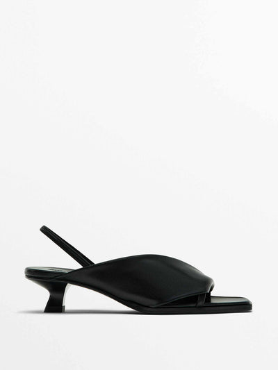 Massimo Dutti Heeled sandals at Collagerie