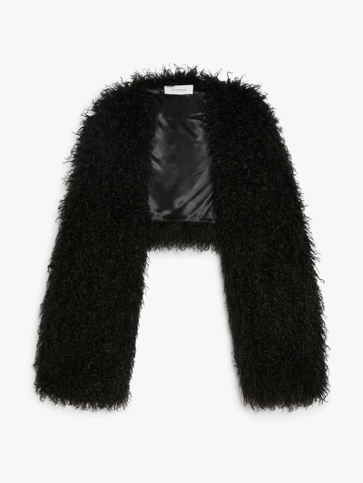 Max Mara Faux-fur shrug at Collagerie