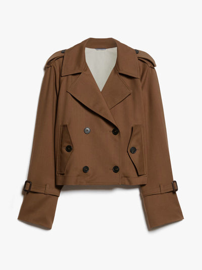 Weekend Max Mara Short water-repellent gabardine trench coat at Collagerie