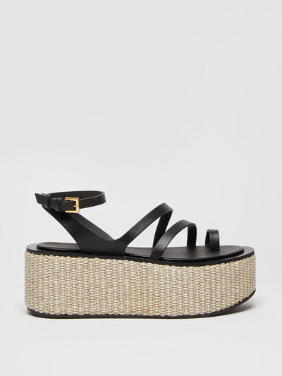 Max Mara Leather sandals at Collagerie
