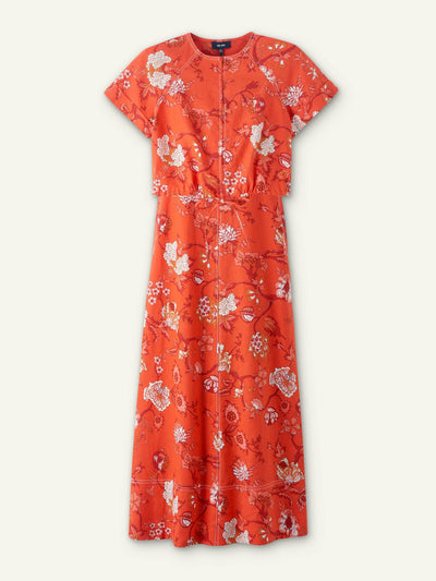 Me+Em 2-in-1 linen-blend floral garden print maxi dress at Collagerie