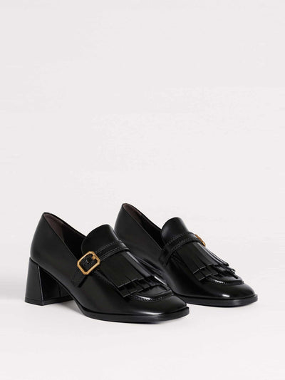ME+EM Block heel loafers at Collagerie