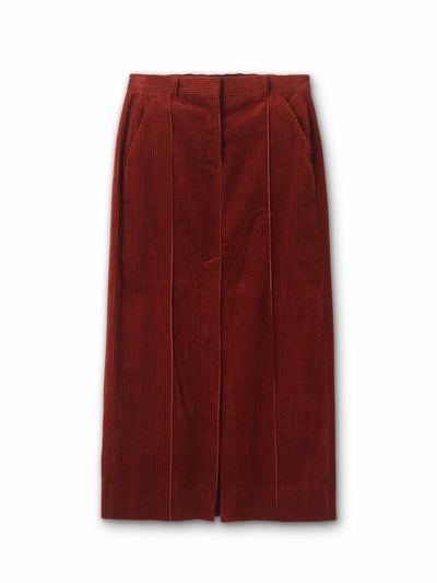 Me+Em Ultra-soft cord column maxi skirt at Collagerie