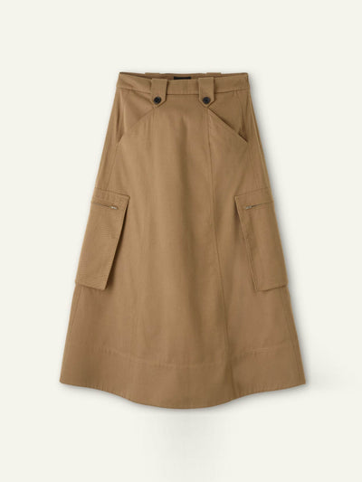 Me+Em Cotton utility midi skirt at Collagerie