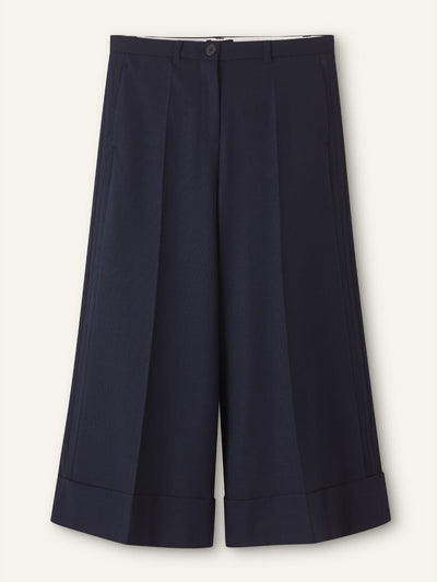 Me+Em Wool-blend exaggerated crop trousers at Collagerie