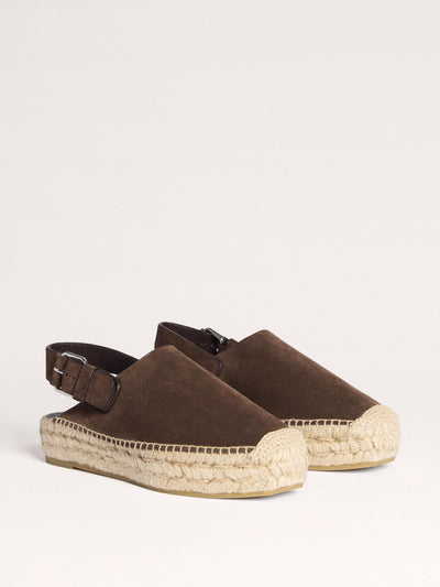 ME+EM Espadrille suede clogs at Collagerie
