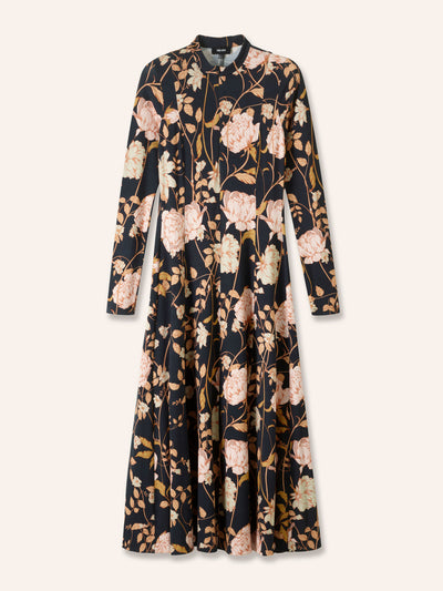 Me+Em Romantic floral print fit and flare maxi dress at Collagerie