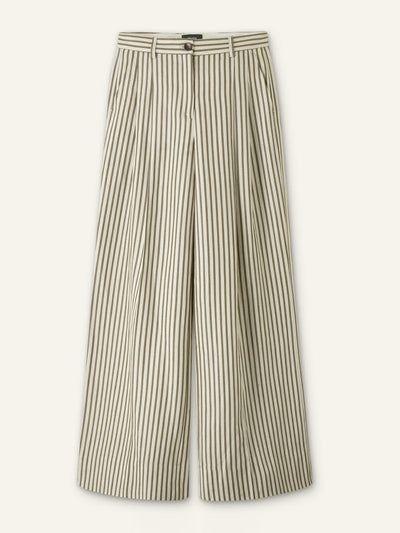 Me+Em Fluid stripe straight-leg trouser at Collagerie