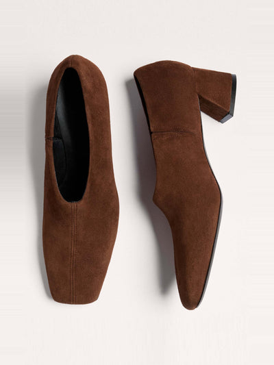 ME+EM High front block heels at Collagerie