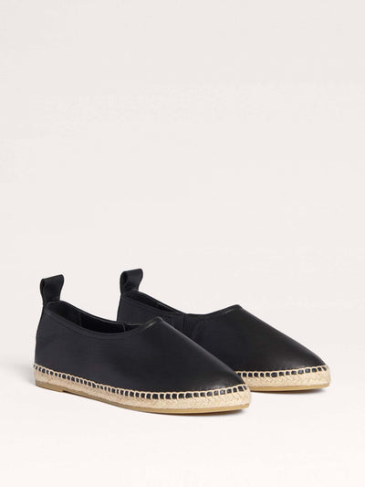 ME+EM High-fronted suede espadrille slippers at Collagerie