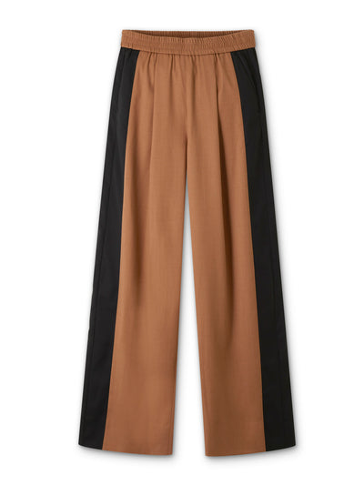ME+EM Italian wool straight pull-on trousers at Collagerie