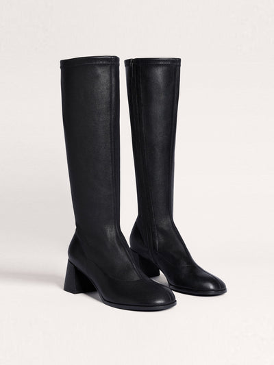 ME+EM Knee-high stretch boots at Collagerie