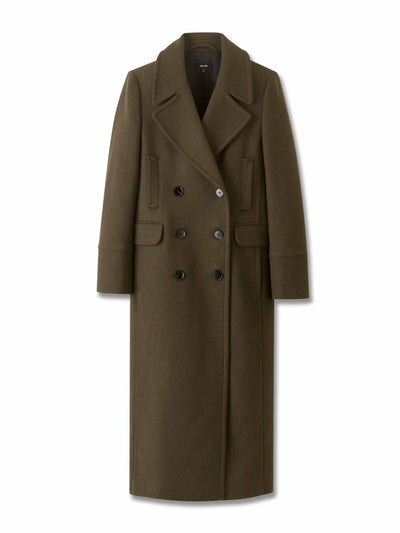 Me+Em Melange wool longline coat at Collagerie