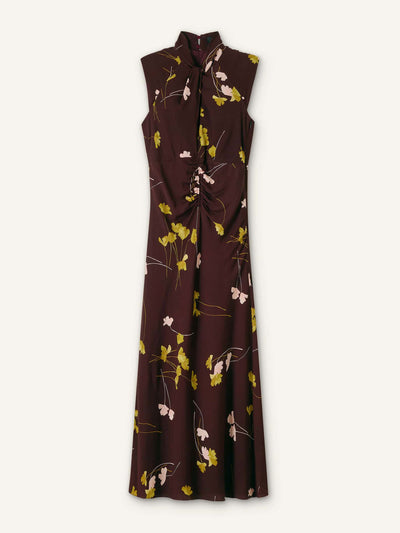 ME+EM Ruched maxi dress at Collagerie