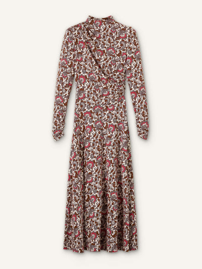 ME+EM Ruched maxi dress at Collagerie