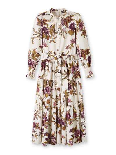 Me+Em Soft cord wild bloom print maxi dress + belt at Collagerie